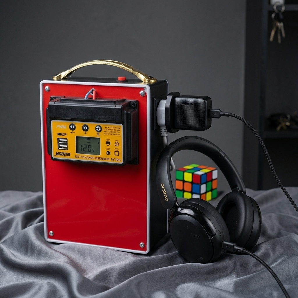 Raph Lapi charging a headset